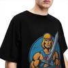 Masters Of The Universe Power Guy He-Man Maglietta Abbigliamento Uomo Donna Cotone Umorismo He Man Cartoni Animati T-shirt Manica Corta Abbigliamento
