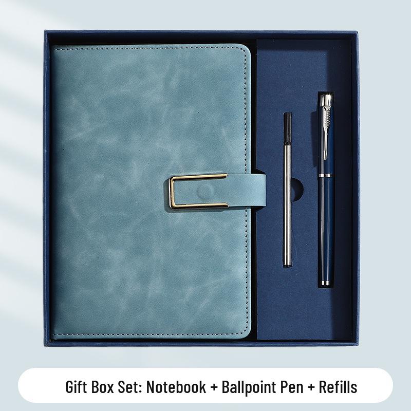 A5 Business Office Snap Button Notebook with Custom LOGO for Meetings