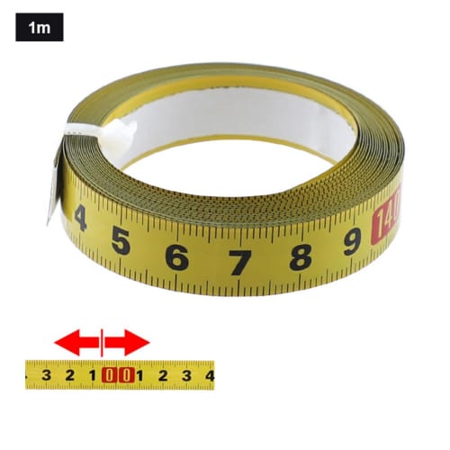 Hongmidy Tape Measure, Peel and Stick Masking Tape, Metric Measuring Tape, 1-5 Meters, Carpenter's Tape, Self-Adhesive