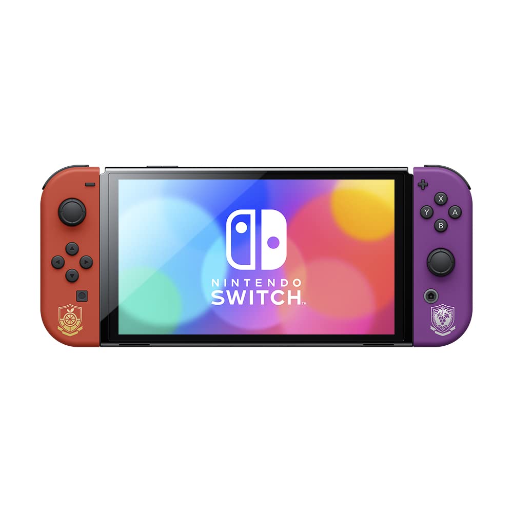 Refurbished Nintendo Switch (OLED Model) Scarlet Violet Edition (HEG-S-KEAAA)