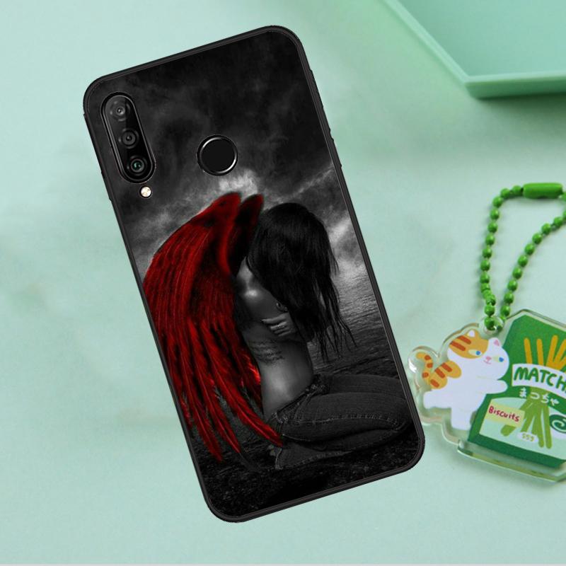 Angel Wings Painting For Huawei Nova 10 9 SE 5T 12s 12i 11i Y91 Y90 Y60 Y70 Y72 Y61 P20 P40 P30 Lite P60 Pro Case