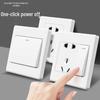 Dual-Bank Single-Gang Single-Pole Wall Switch