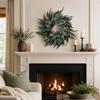 Artificial Wreath for Spring Summer Home Decor Wedding Wall Hanging 50cm