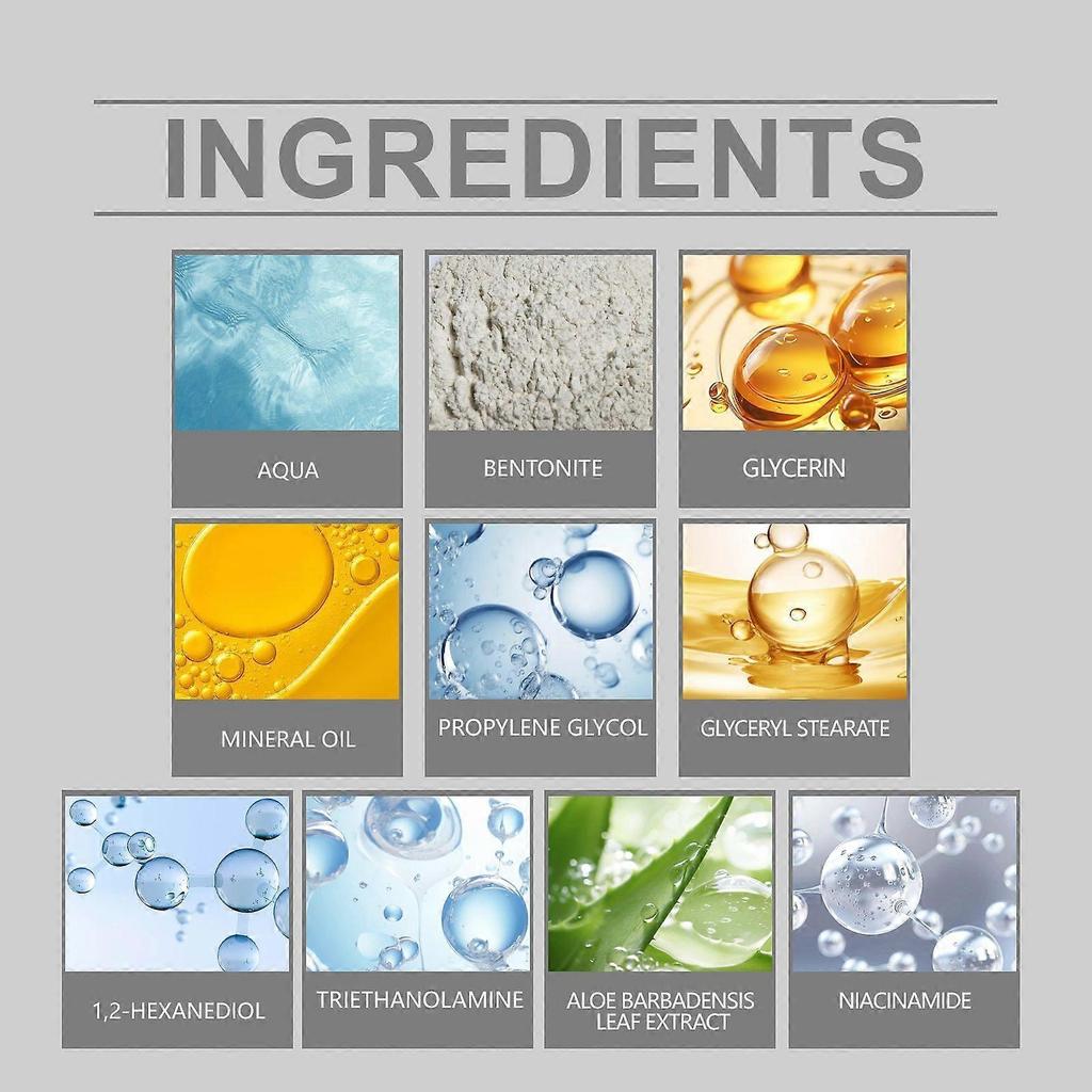 Deep Care Cleansing Mask Hydrates, Brightens, Refines Pores, And Provides Skin Moisture And Luster Care
