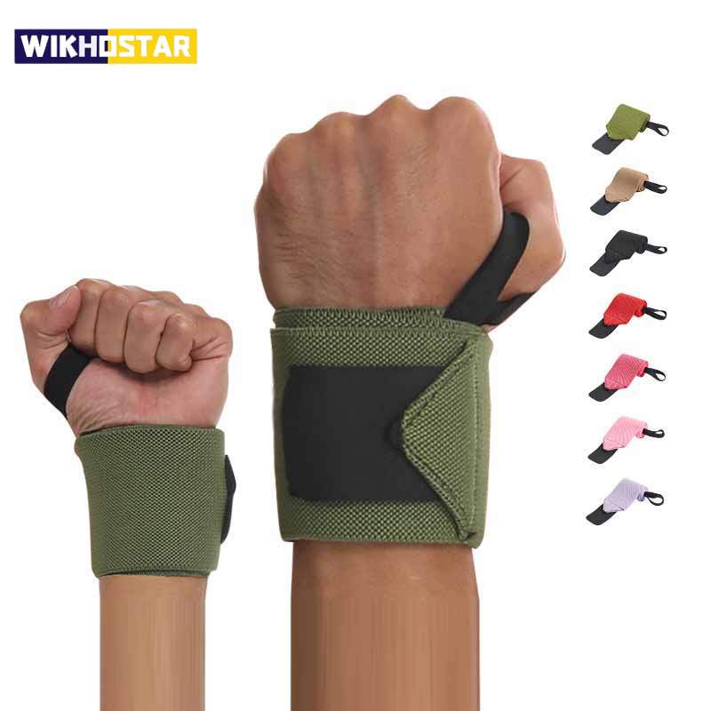 1pc Fitness Wrist Wraps Levantamento de peso Ginásio Alças de pulso Cross Training Acolchoado Polegar Brace Strap Power Hand Support Bar Pulseira