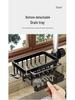 Space Aluminum Sink Organizer with Dishcloth Holder & Drain Tray