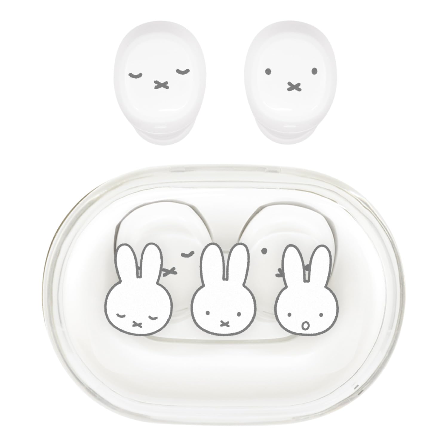 

Gourmandies Miffy полностью беспроводные стереонаушники Face MF-521WH