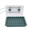 Seed Starter Tray with Grow Light 3 Light Modes 3 Timer Settings Plant Growing Kit 2 Pack 80 Cells with Adapter 1 To 4