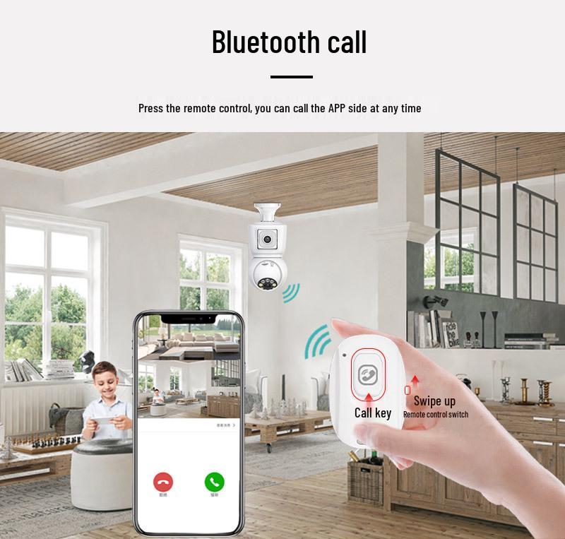 Dual-Lens 2x200W PTZ Camera: 360° Dual-Light Surveillance