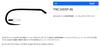 TIEMCO Fly Hook Q100 Size 21010003016 TMC100SP-BL, 16,