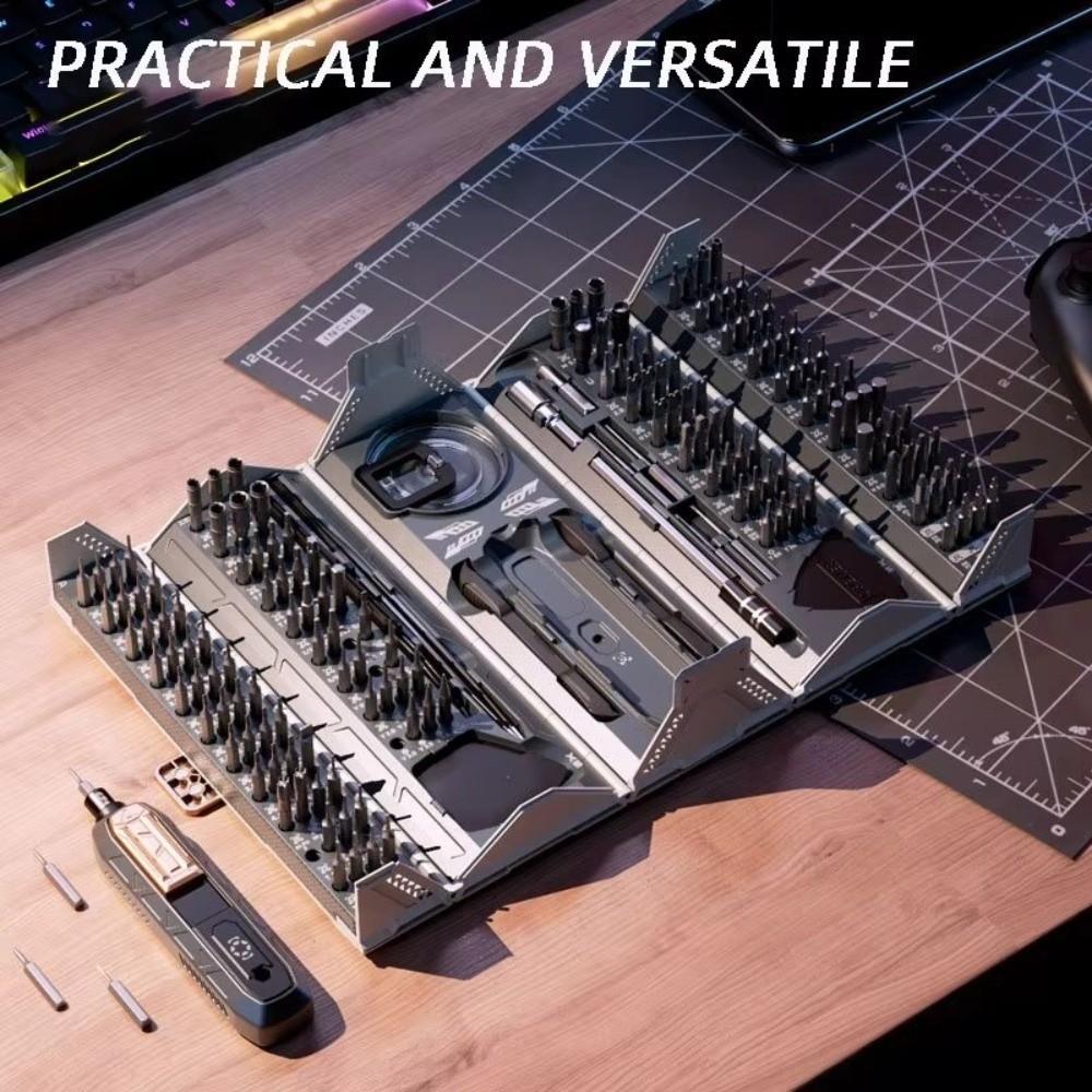 180 in 1 Precision Screwdriver Kit CR-V Magnetic Bits Precision Drill Bits Professional Repair Tools with Storage Box