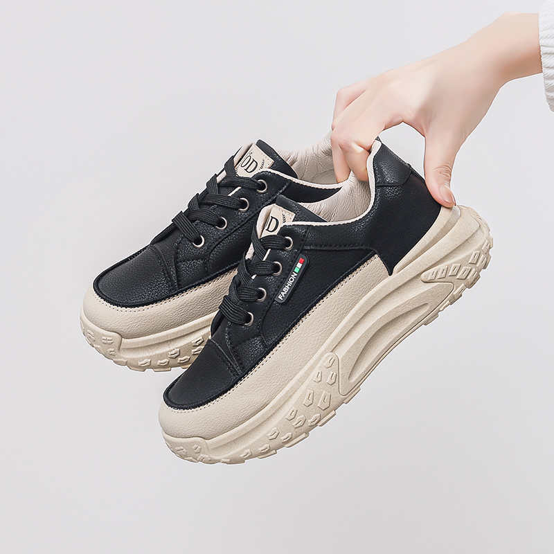 Fashion Spring-autumn High Sole Golf Woman Casual 46 Sneakers Women Shoes Luxury Sports Special Shuse Lofers Mobile Upper Sneachers