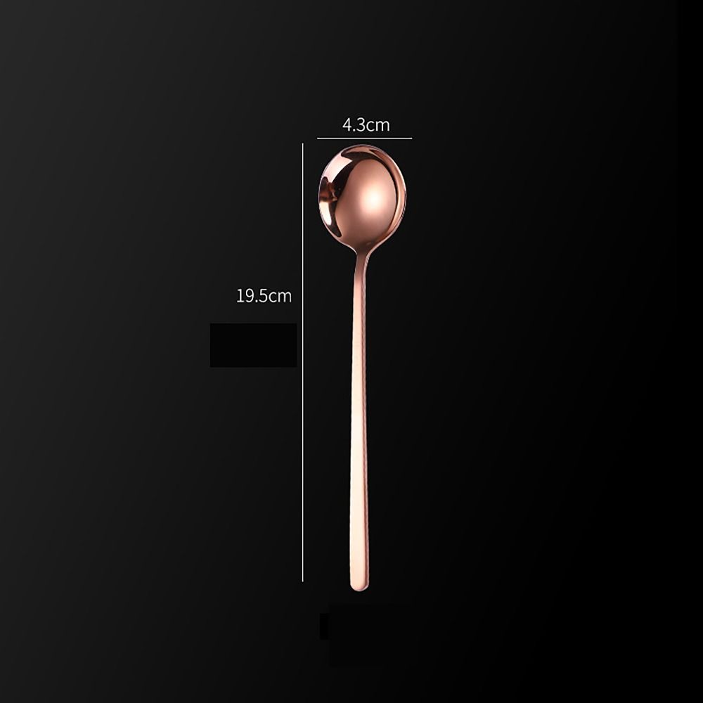 Tableware Dinnerware Spoons Chopsticks Stainless Steel Soup Spoon for Student Home Kitchen Office