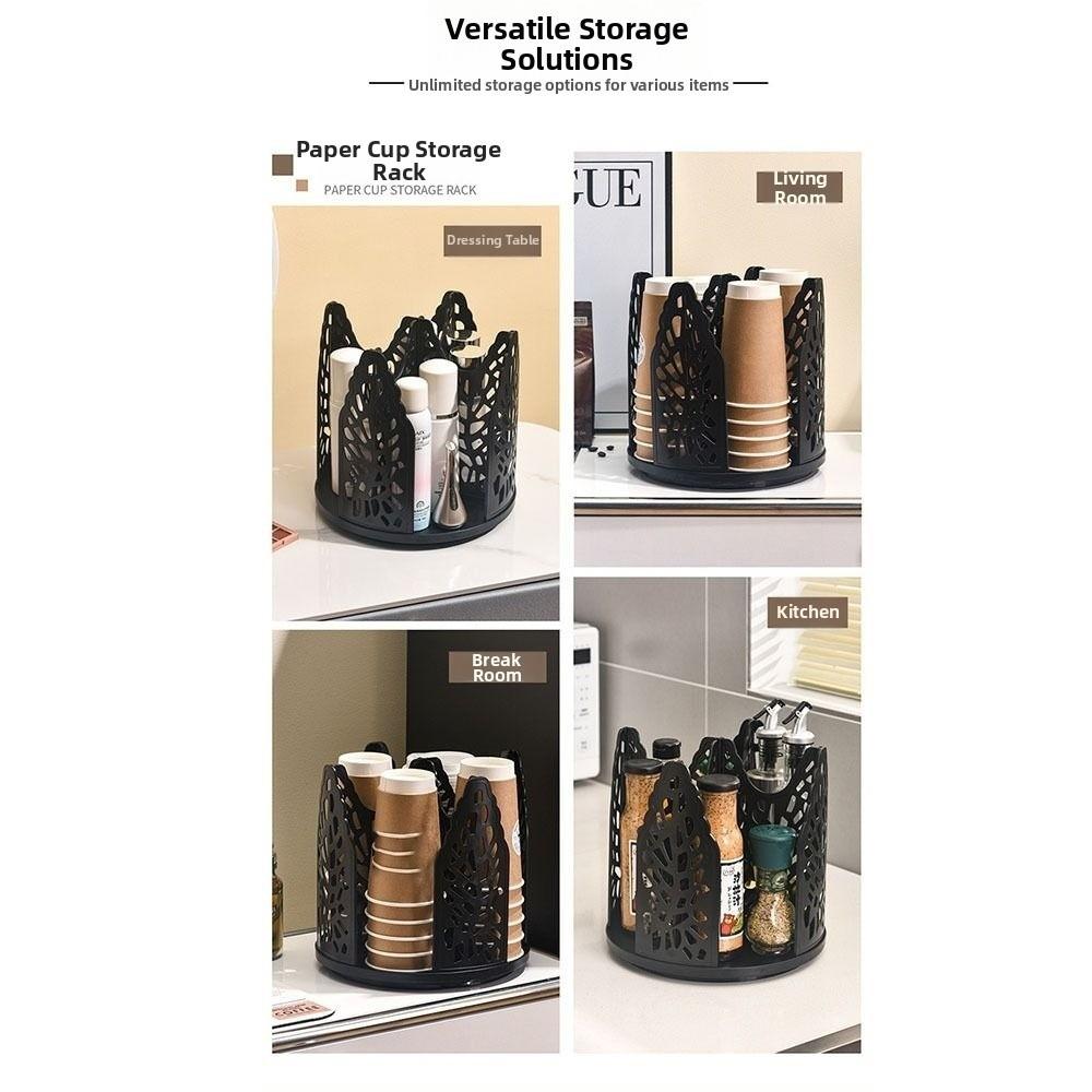 Detachable Cup Storage Rack 4in1 Paper Cup Holder Paper Cup Dispenser Commercial Use
