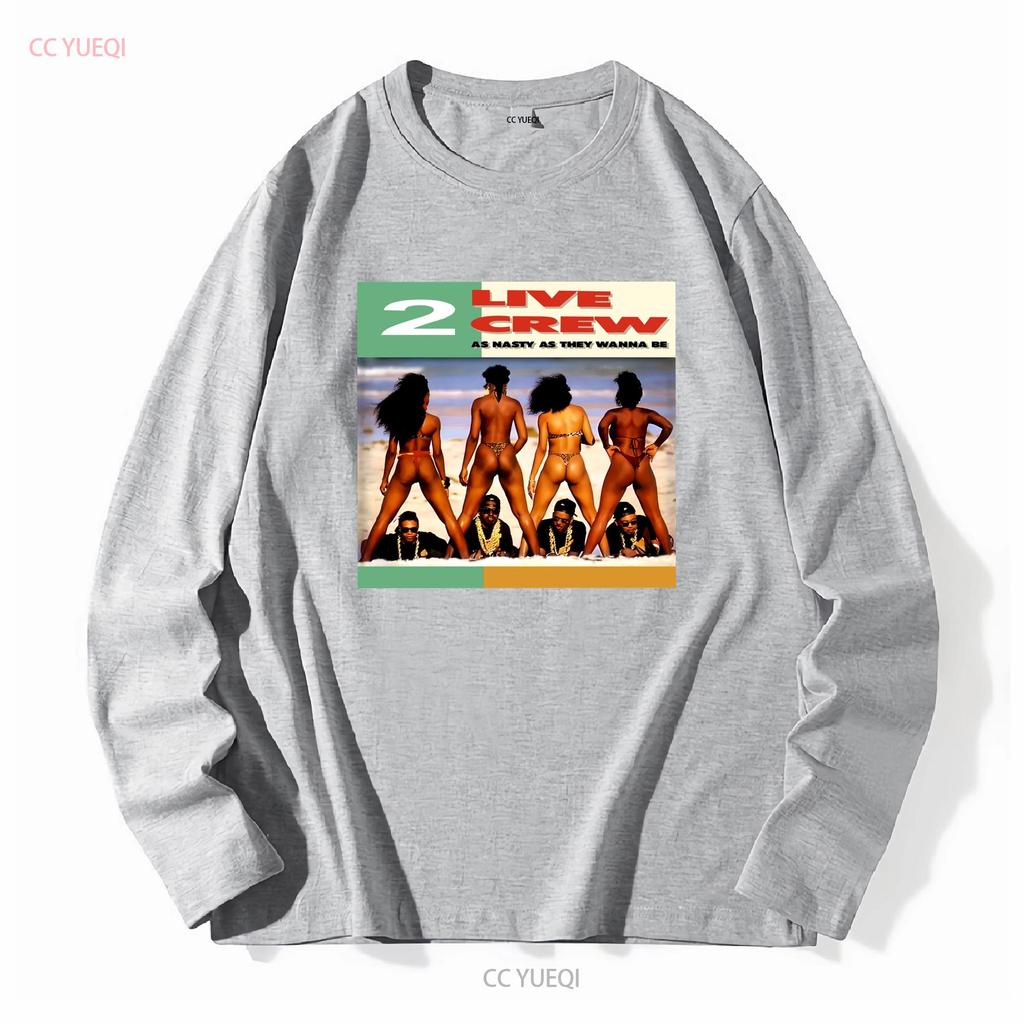 2 Live Crew As Nasty They Wanna Be T-shirt vintage Tvättad Mjuk streetwear Lite Mångsidig mode Andningsbar Snygg Vardaglig