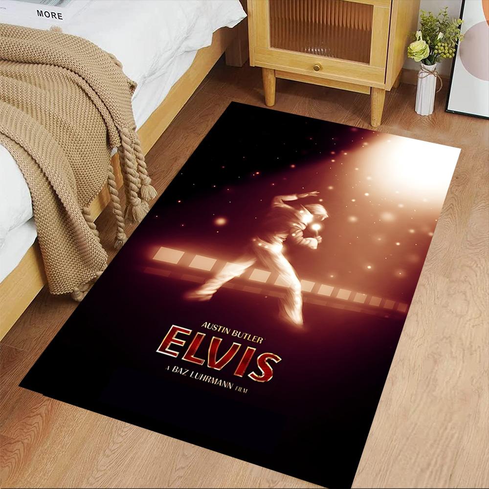 Elvis Presley Area Rug Perfect for Living Rooms Playrooms Bedrooms Outdoor Anti-slip Rug Decorate Offices Spiritual Gift