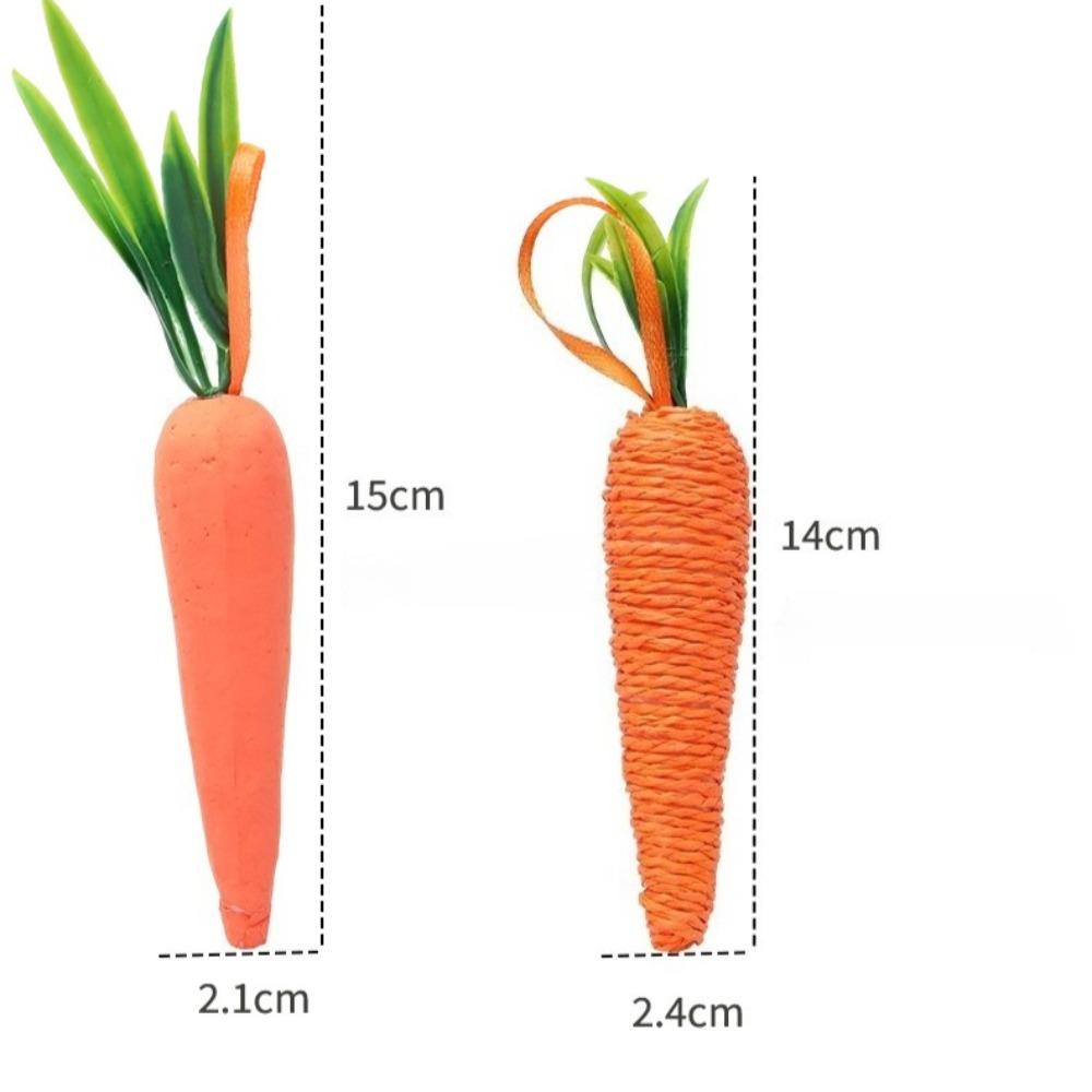 Easter Carrots, Colored Foam, Radish Decoration, Rabbit Pendant, Kindergarten Decoration Pendant