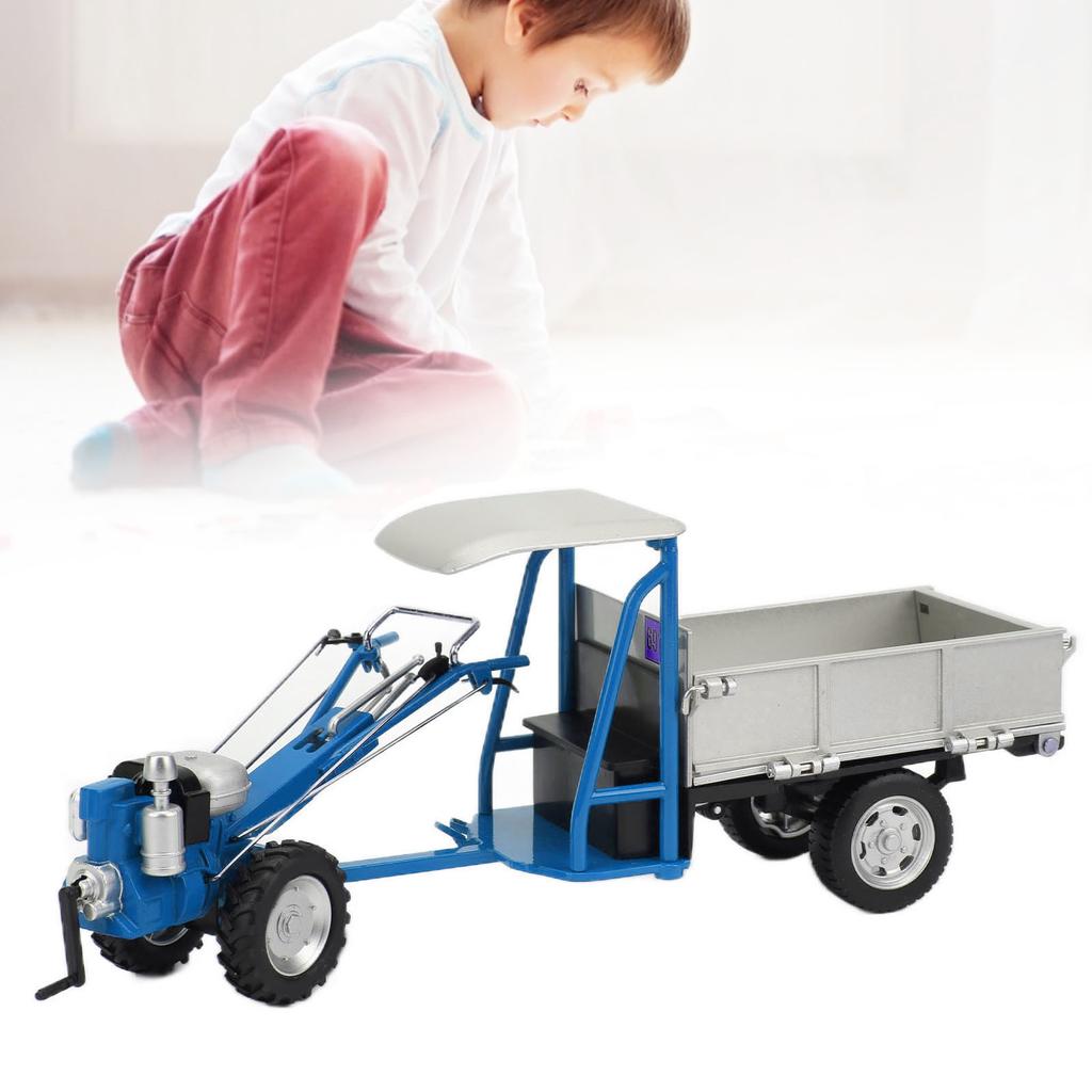 1Celsius16 Simulation Agriculture Walking Tractor Alloy Static Agricultural Tractor Model Toy for Children