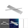 6pcs 100mm Stainless Steel D Hole Shaft Toy Car Gear Axle DIY Industrial Robot Parts
