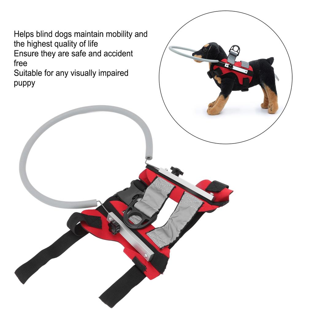 Antikollisionsstoßstange für blinde Hunde, leichtes Haustier, blind und schwach, kollisionssicher, praktisch und atmungsaktiv