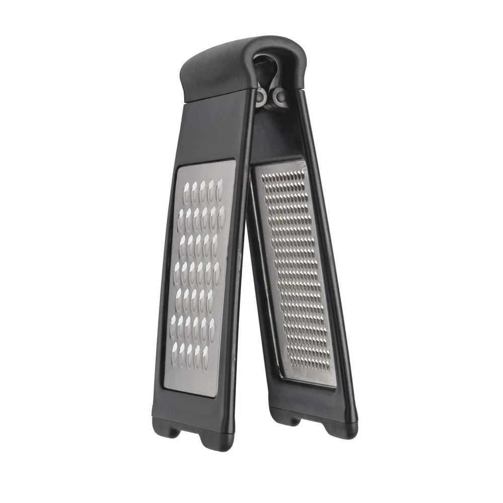 Multifunctional Stainless Steel Folding Grater Zester Ergonomic Handle Easy Storage Sharp Blades Easy to Clean Kitchen Tool
