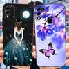 For Infinix Hot 11 Play 6.82" Soft Silicone Phone Cases For Infinix Hot 11 Play 11play 10Play Cover Luxury Flowers Funda Capa