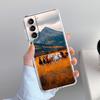 Phone Case For Samsung Galaxy S26 S25 S24 S23 S22 Ultra S20 S21 FE 5G Plus Soft Clear Cover Mountain Peaks Landscape
