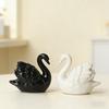 Swan Toilet Bolt Covers Decorative Ceramic Toilet Bolt Caps Funny Toilet Screw Cover Cap for Bathroom Accessories