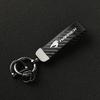 Car Carbon Fiber Style Keychain Microfiber Leather Key Chain For Toyota Harrier 30 60 80 XU30 XU60 XU80 2022 2023 Accessories