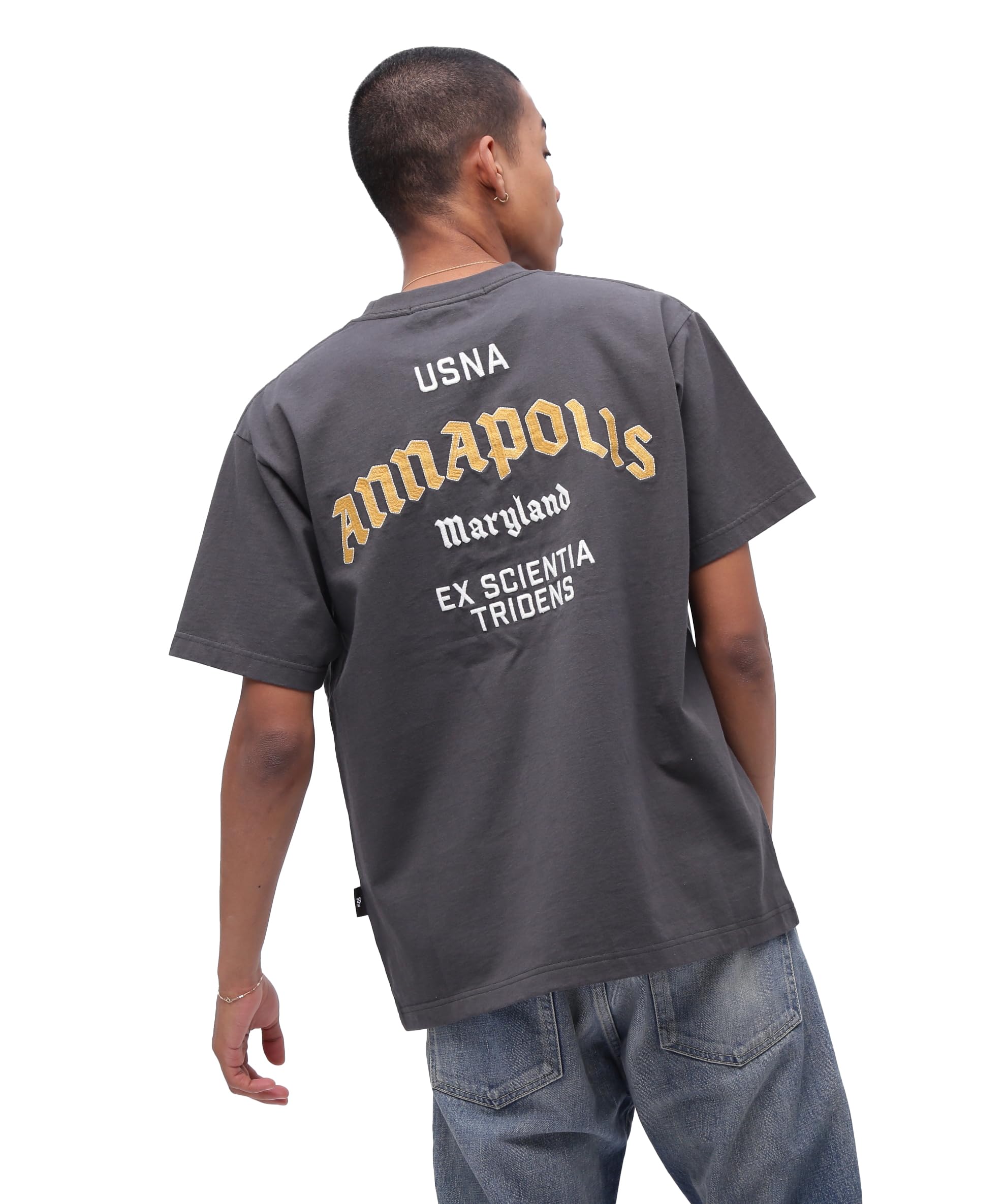 AVIREX ANNAPOLIS T-SHIRT men s 2XL 410 charcoal 783-5134040