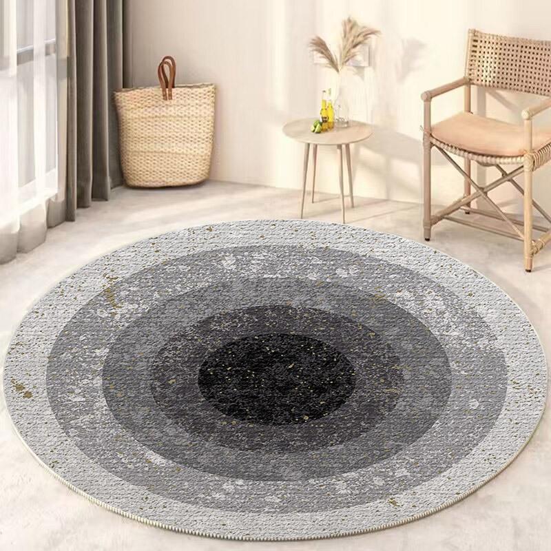 Round Carpets for Living Room Nordic Bedroom Decor Plush Carpet Large Floor Mat Thicken Lounge Rug