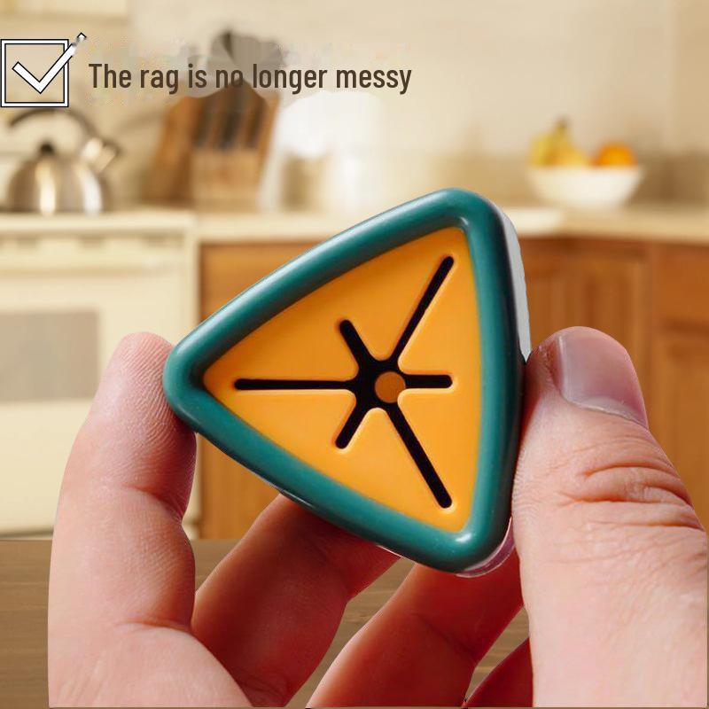 Punch-Free Towel & Dishcloth Hook for Bathroom Storage