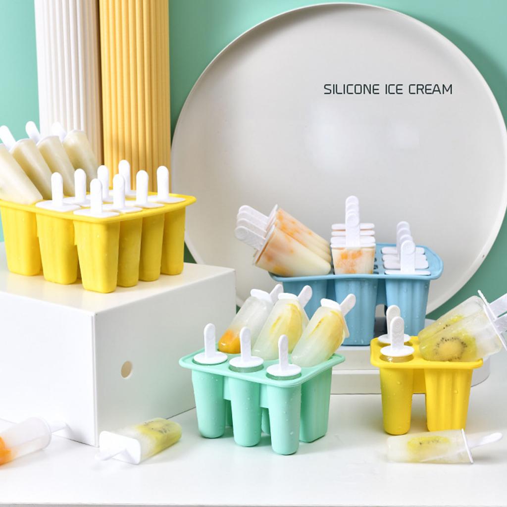 Silicone Popsicles Maker With Detachable Stick Creative Easy Releases Ice Lolly Mould for Family Gatherings and Parties