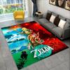 3D Z-Zelda2 HD Link Spiel Cartoon Teppich Teppich für Schlafzimmer Wohnzimmer Zuhause Sofa Dekoration, Kinder Spielen Große Dekor Bodenmatte