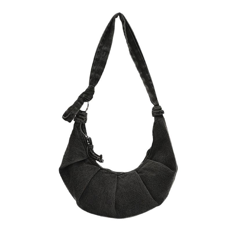 New Large-capacity Versatile Solid Color Bag Women's Casual Nylon Shoulder Bag