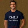Christian T Shirt Farming Humor Apparel Jesus Streetwear Vintage Washed Soft Breathable Designer Clothes Graphic Homme