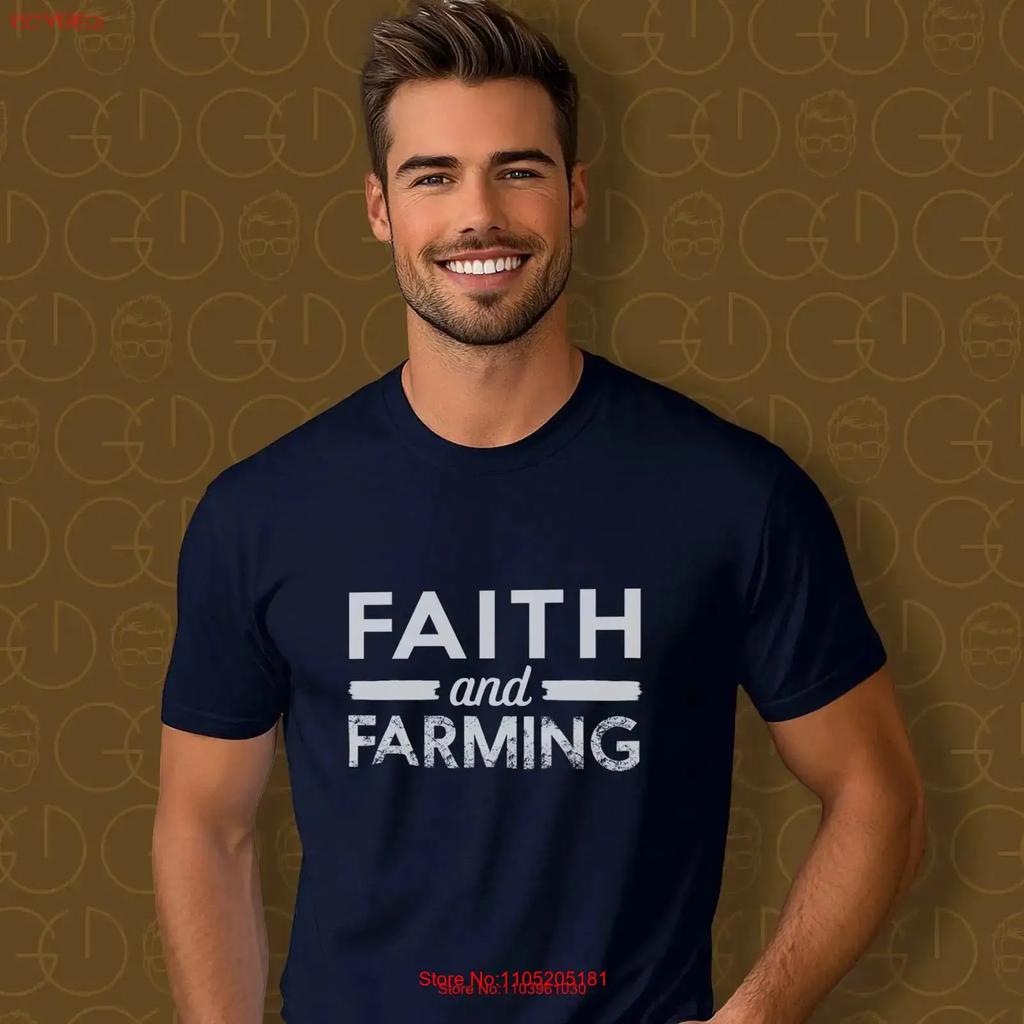 Christian T Shirt Farming Humor Apparel Jesus Streetwear Vintage Washed Soft Breathable Designer Clothes Graphic Homme