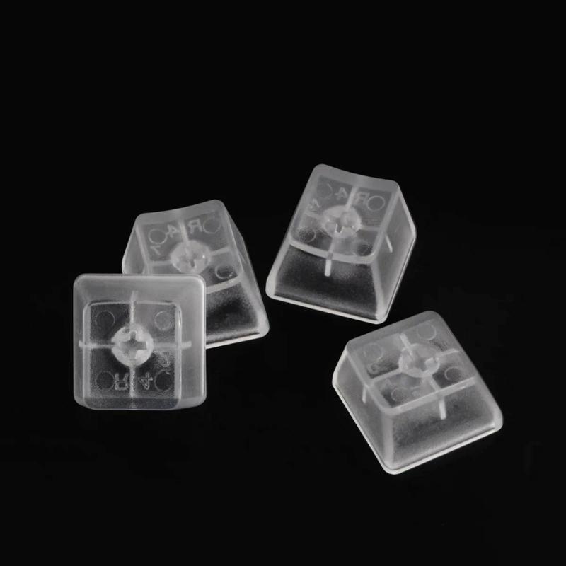 CherryProfile Blank Keycaps ABS Frosted Transparent Translucent R4 Keycap for Mechanical Keyboard Switches 5/10PCS