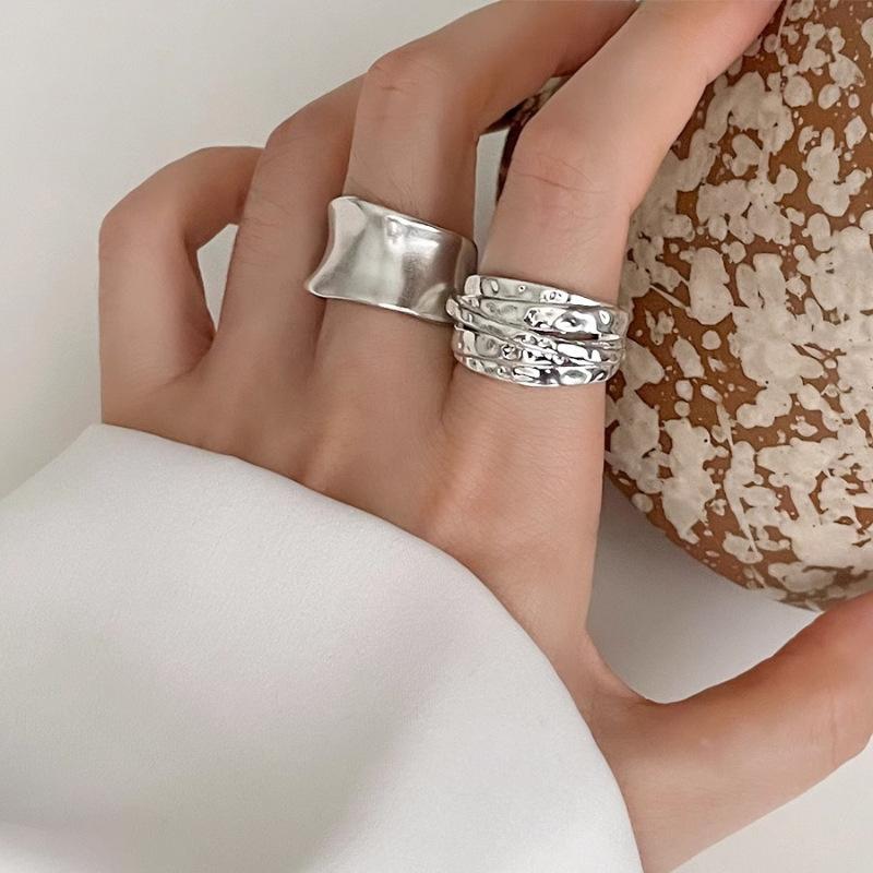 Fashionable Copper Geometric Ring For Women Trendy Adjustable Accessory For Summer 2023