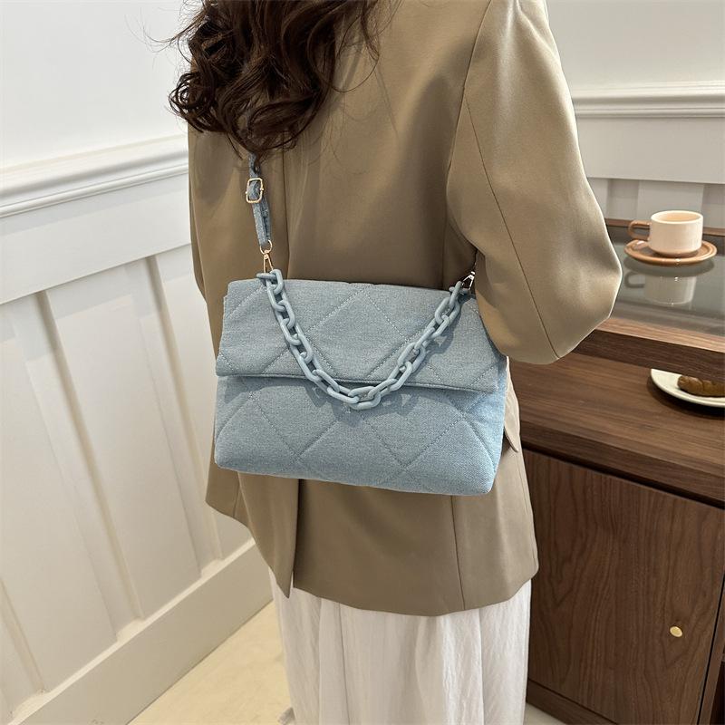 Handheld Women's Bag New Summer Fashion Trend Women's Personalized One-shoulder Crossbody Fashion Trendy Simple Square Bag