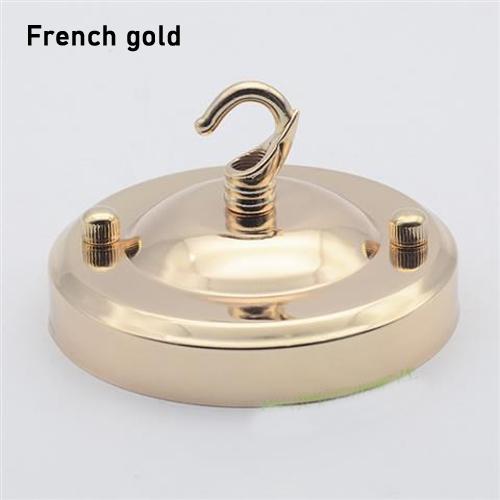 Vintage Ceiling Plate Iron Black/white/gold/ DIY Pendant Lamp Decoration Retro Ceiling Holder For Light Fitting Lamp Base