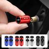 4Pcs Car Wheel Hub Valve 3D Metal Dustproof Tire Valve Cap For Performance F25 F26 F15 F16 E90 E91 E92 E60 E84 G22 G32 F13