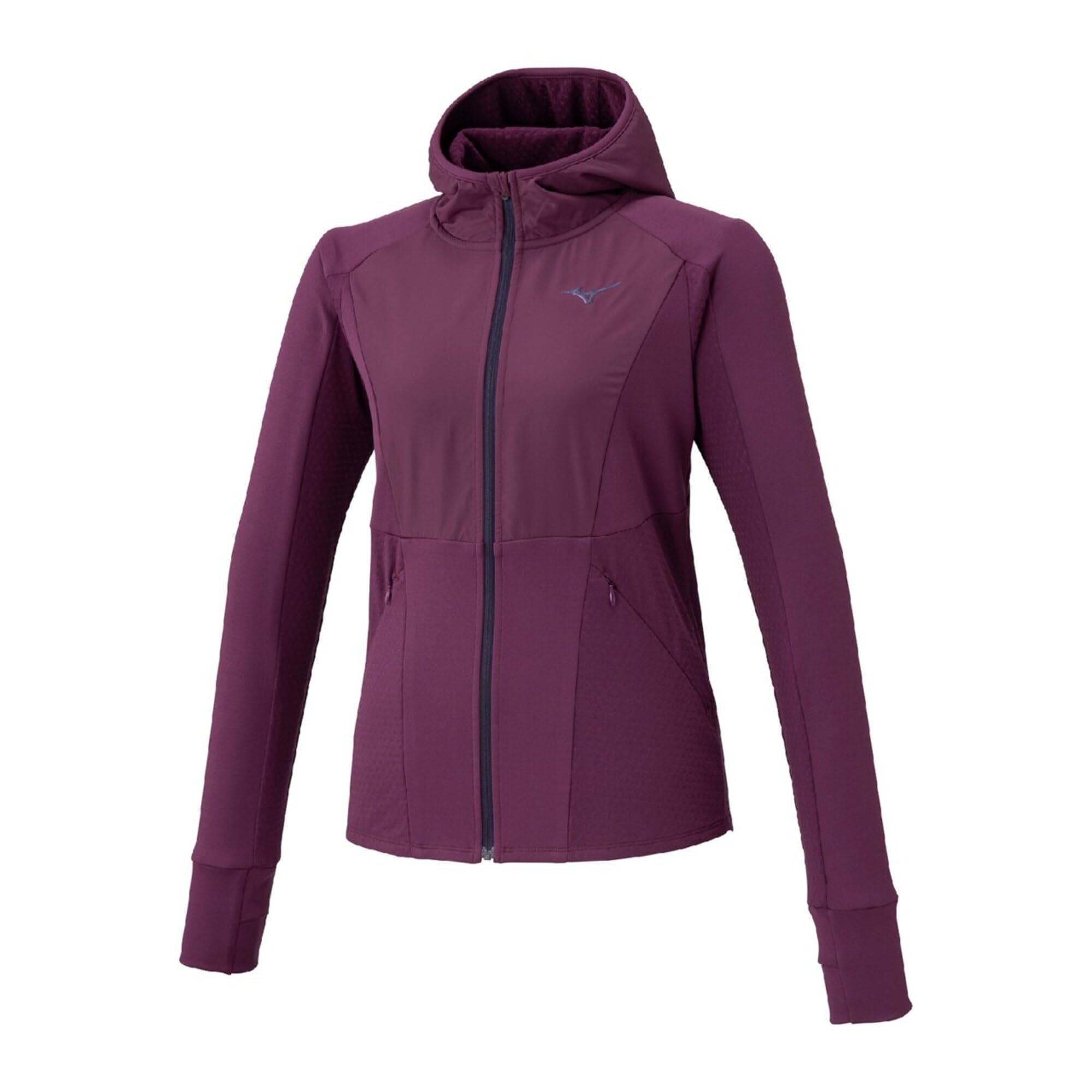 [Mizuno] Running Wear Warmlight Hybrid Jacket, Insulated, J2MCC701, Women s, Dark Purple