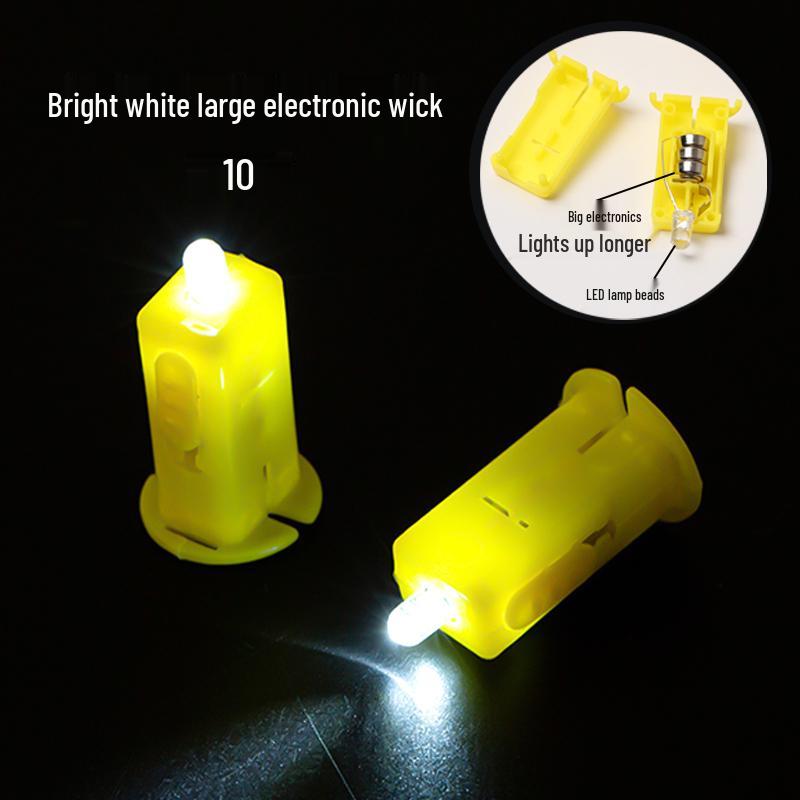 LED Lantern Wick Beads Kit: DIY Colorful Luminous Lights for Kids