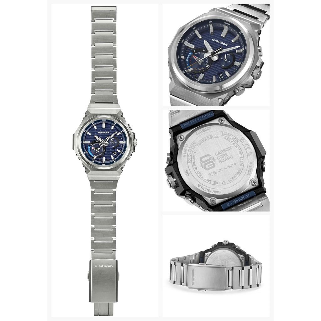 Casio G-SHOCK Men's Watch G-STEEL Tough Solar Bluetooth Eco-Friendly Blue GST-B1000D-2AJF Japan Model