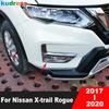 For Nissan X-trail X Trail T32 Rogue 2017 2018   Chrome Front Fog Light Lamp Cover Trim Foglight Trims Car Accessories