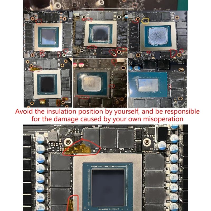 GPU M Copper Heat Sink For Diator Memory Miner 3060ti 3070ti GPU 15-40 Degree Thermal Pad