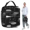 Mid-Century Atomic Space Age Insulated Lunch Bag for Women Office Cooler Thermal Food Box Tote Portable Lunch Boxes Container