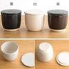Kamoshika Tool Shop Rice Container (1 Go/1.5 Go) - Ceramic, Made In Japan, Banko Ware, Microwave Safe (White)
