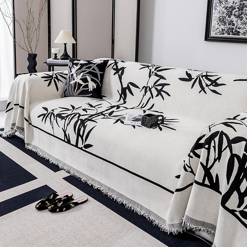 

Китайское синельное полотенце для дивана, четыре сезона, универсальный универсальный чехол для дивана, пылезащитный чехол, цельный чехол для дивана, тканевое одеяло 180*130cm